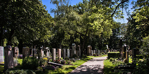Кладбище и могилы
