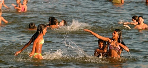 сонник купаться в водоеме