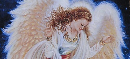 ангел с огромными белыми крыльями во сне