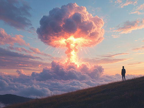 Видеть ядерный взрыв со стороны