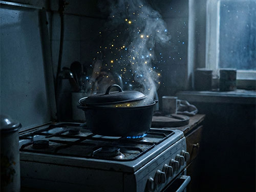 Кастрюля на плите