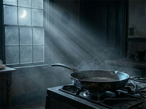 Сковорода на плите