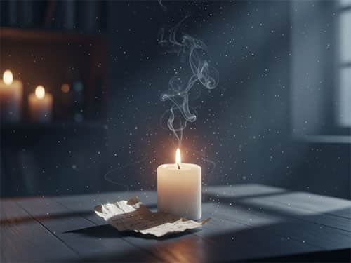 Записка на столе