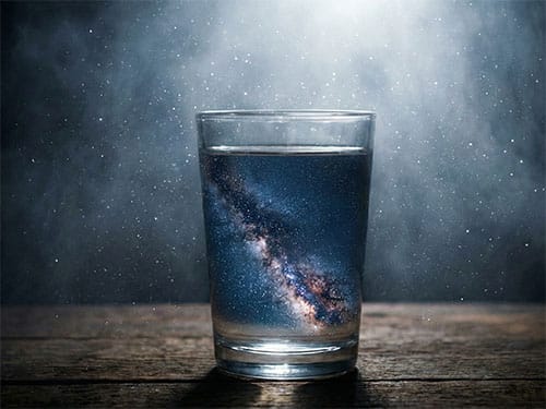 Стеклянный стакан