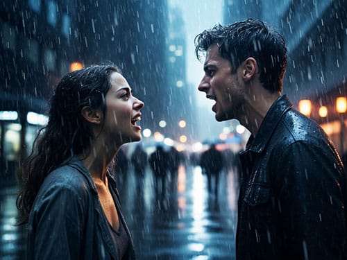 Скандал с любимым человеком