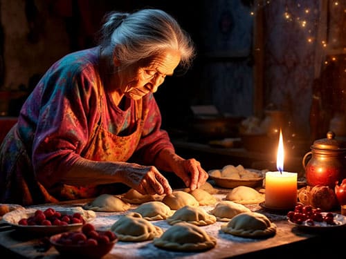 Лепить вареники