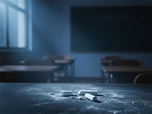 Кусочки мела