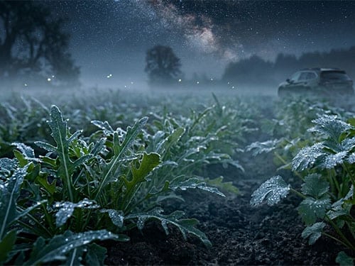 Зелень на грядке