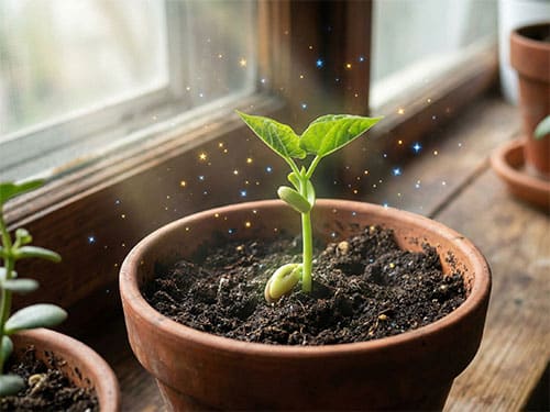 Сажать фасоль