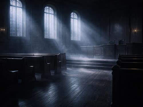 Пустой зал суда