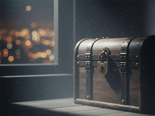 Закрытый сундук