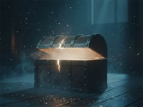 Приоткрытый сундук