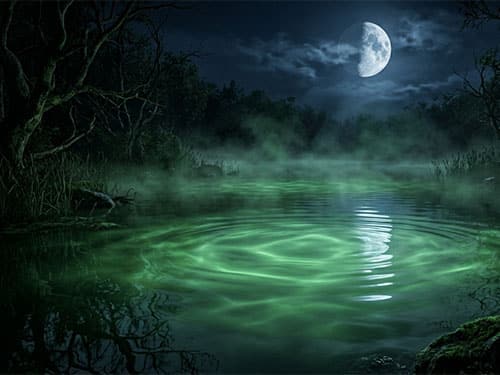Зеленая вода