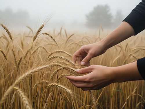 Богатый урожай пшеницы