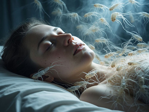 Паразиты на коже