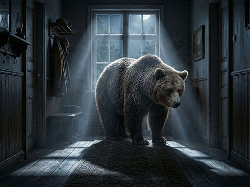 Медведь в доме