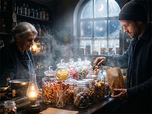 Покупать конфеты