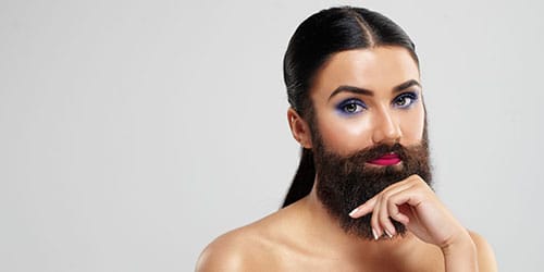 к чему снится борода у женщины