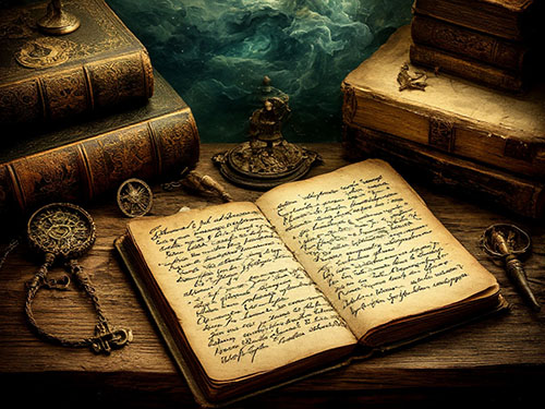 Буквы в книге