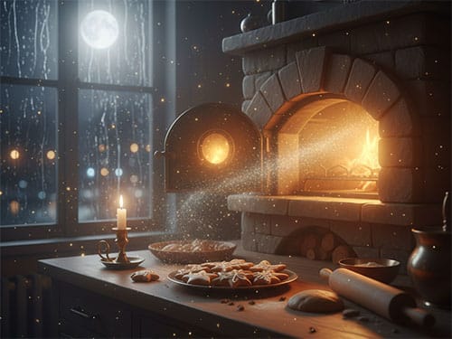 Печь пряники