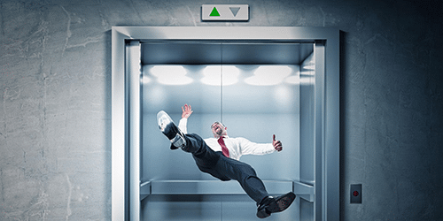 Падающий лифт