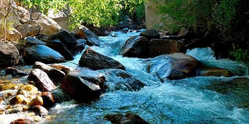 поток воды