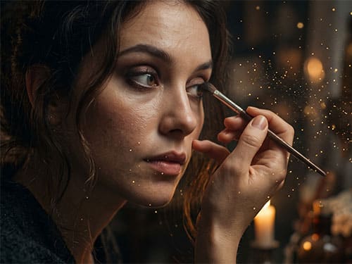 Краситься косметикой