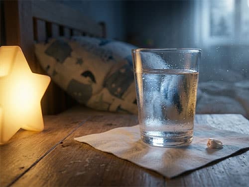 Выпал молочный зуб