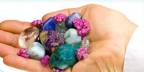 разноцветные камушки