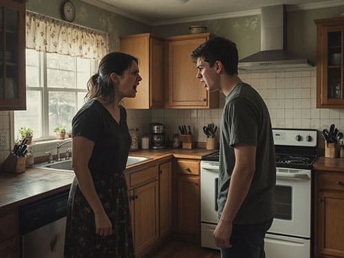 Ссора с мамой