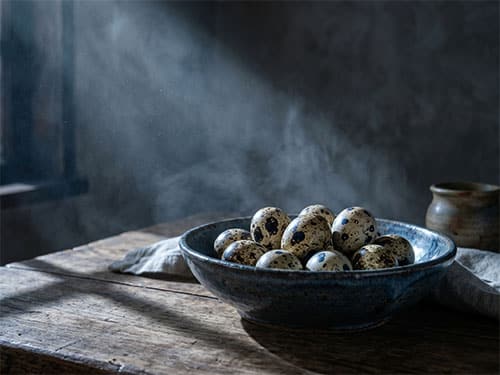 Перепелиные яйца