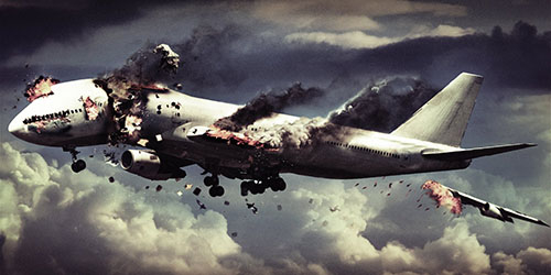 взрыв самолета