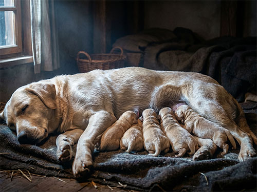 Новорожденные щенки