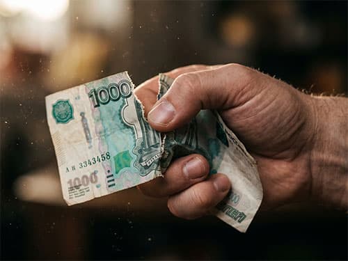 Рваная купюра