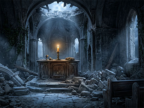 Разрушенная церковь