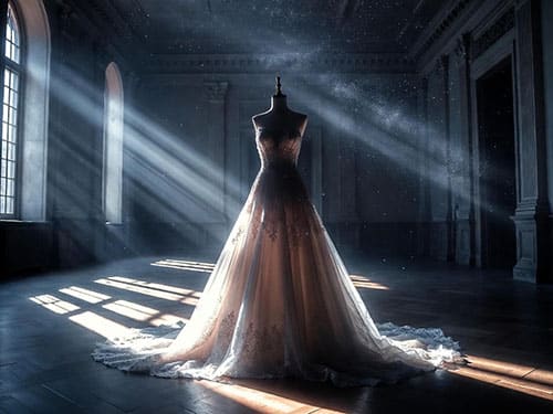 Красивое свадебное платье
