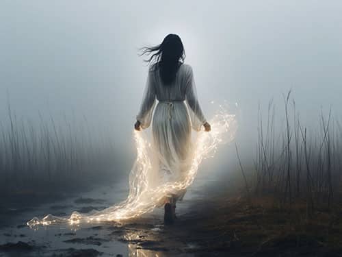 Знакомая женщина