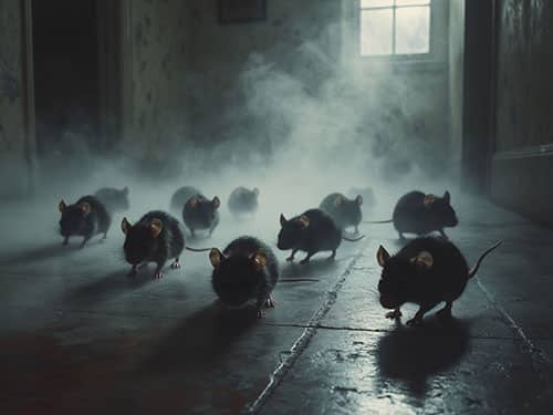 Много мышей