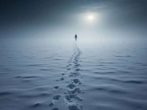 Много снега