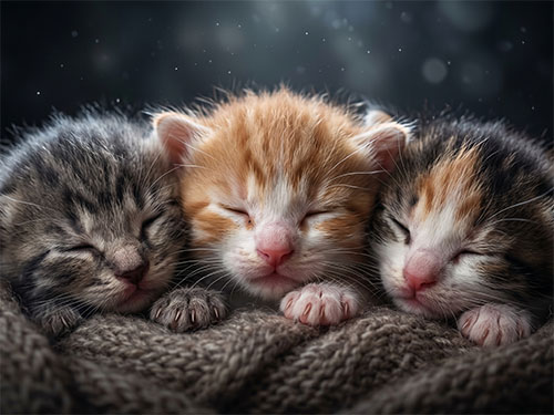 Новорожденные котята