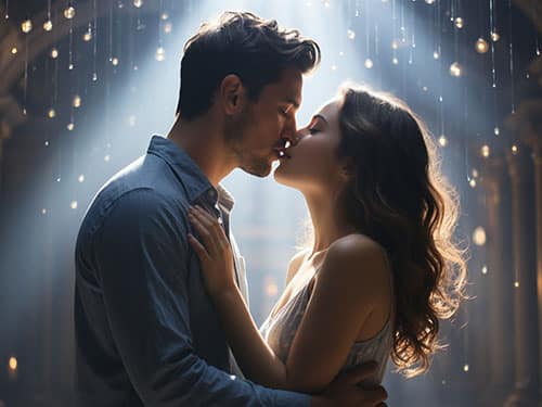 Страстный поцелуй