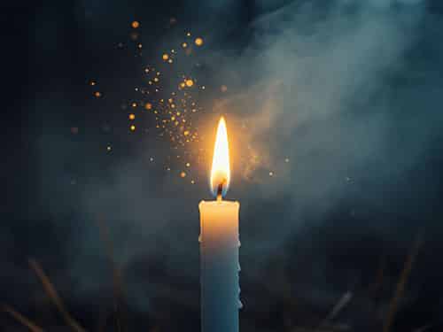 Маленький огонек свечи