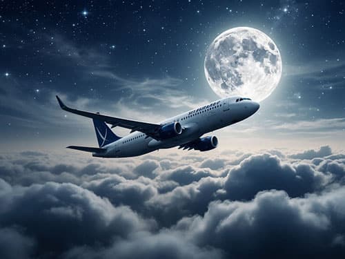 Самолет в небе