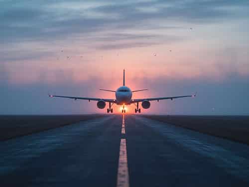 Самолет садится