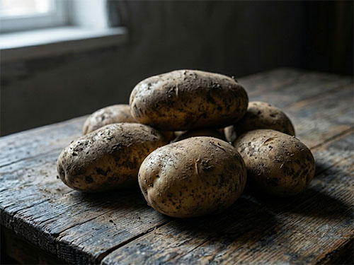 Крупная картошка