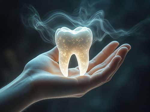 Вырванный зуб