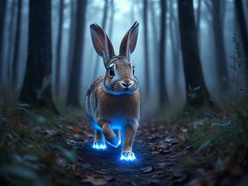 Крупный заяц