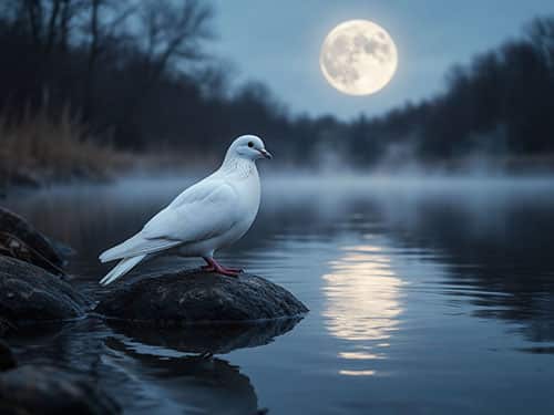 Белый голубь