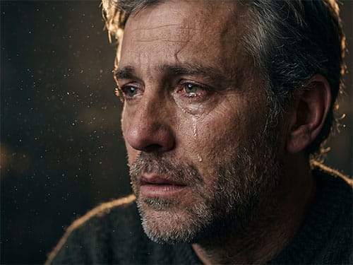 Плачущий мужчина