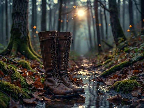 Высокие сапоги